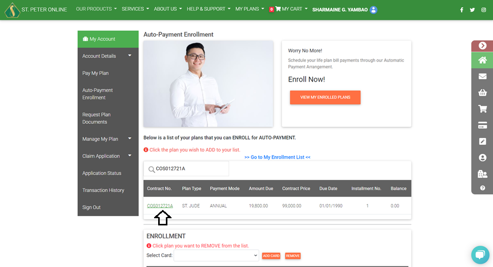 How can I enroll my plan for autopayment?